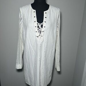 White Beach Dress/cover up